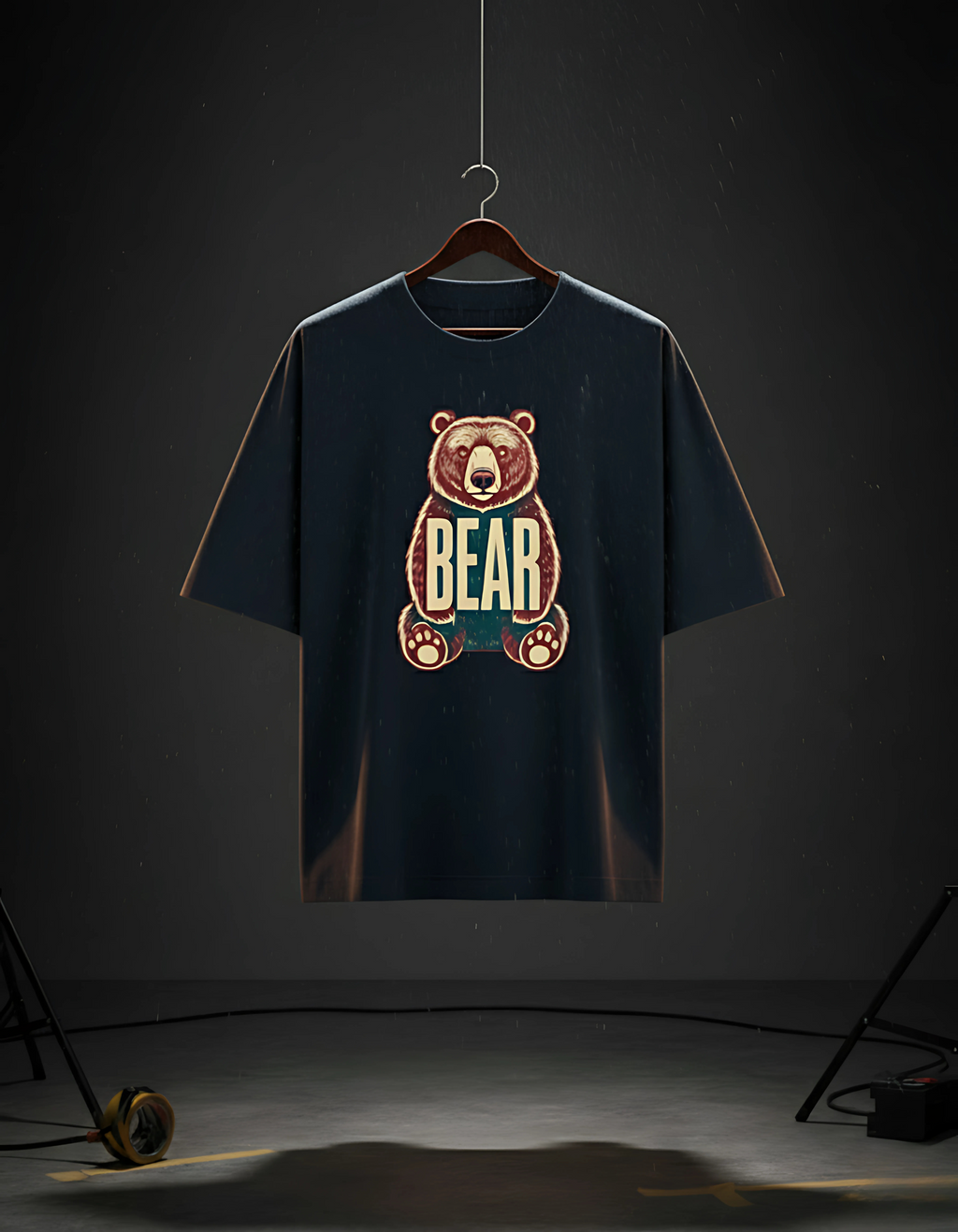 BEAR Unisex Oversized HeavyDuty T-Shirt