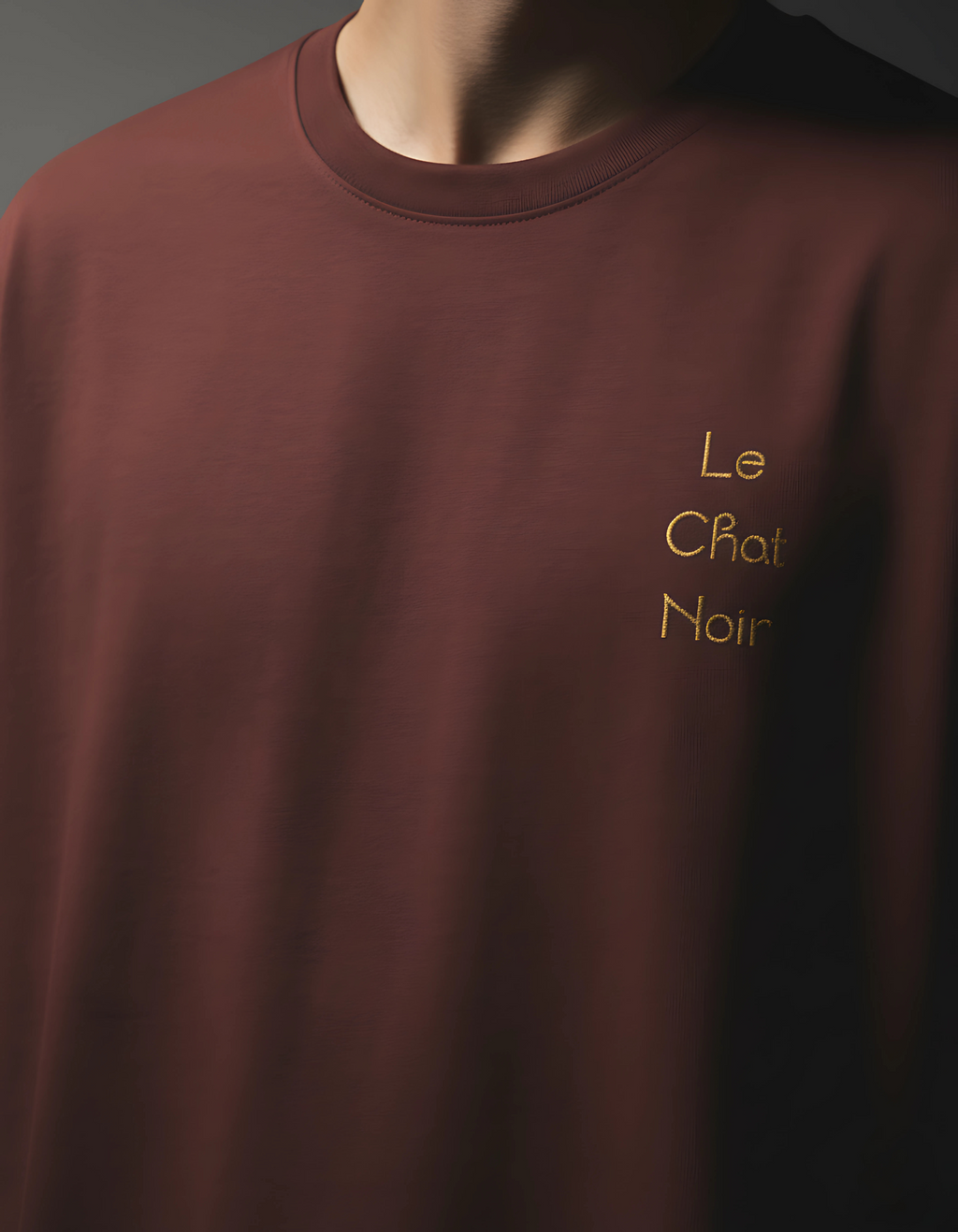 Black Cat Noir Unisex Oversized HeavyDuty T-Shirt