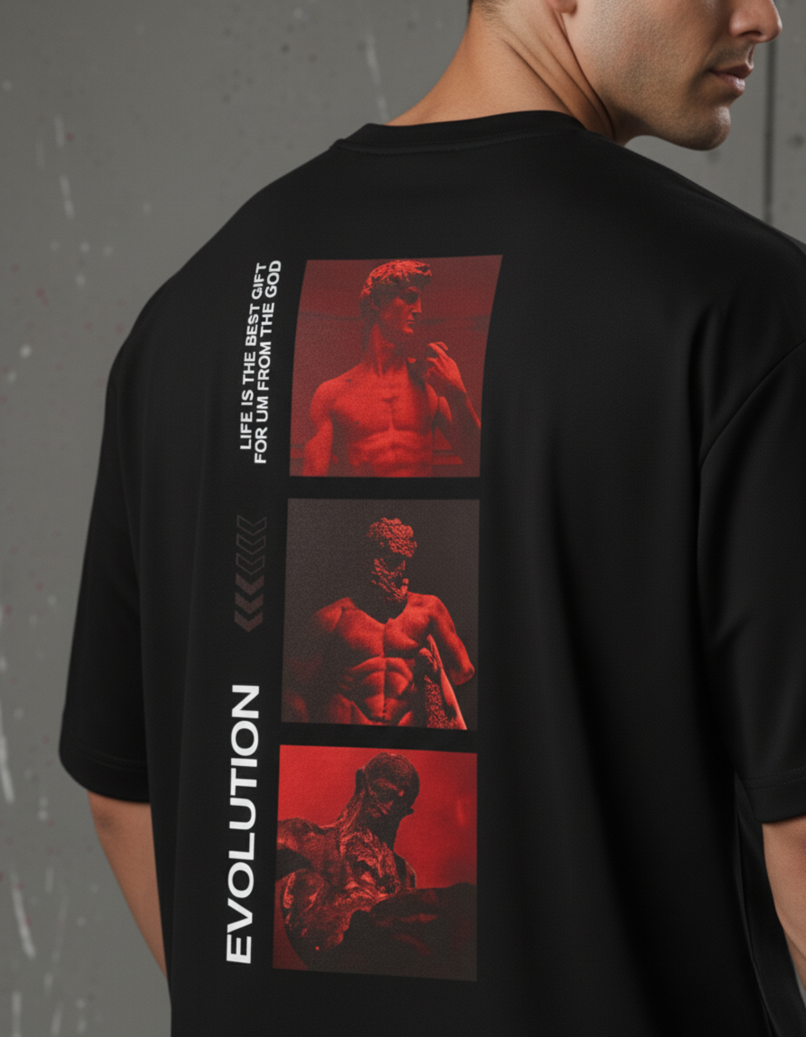 Evolution Unisex Oversized Standard T-Shirt