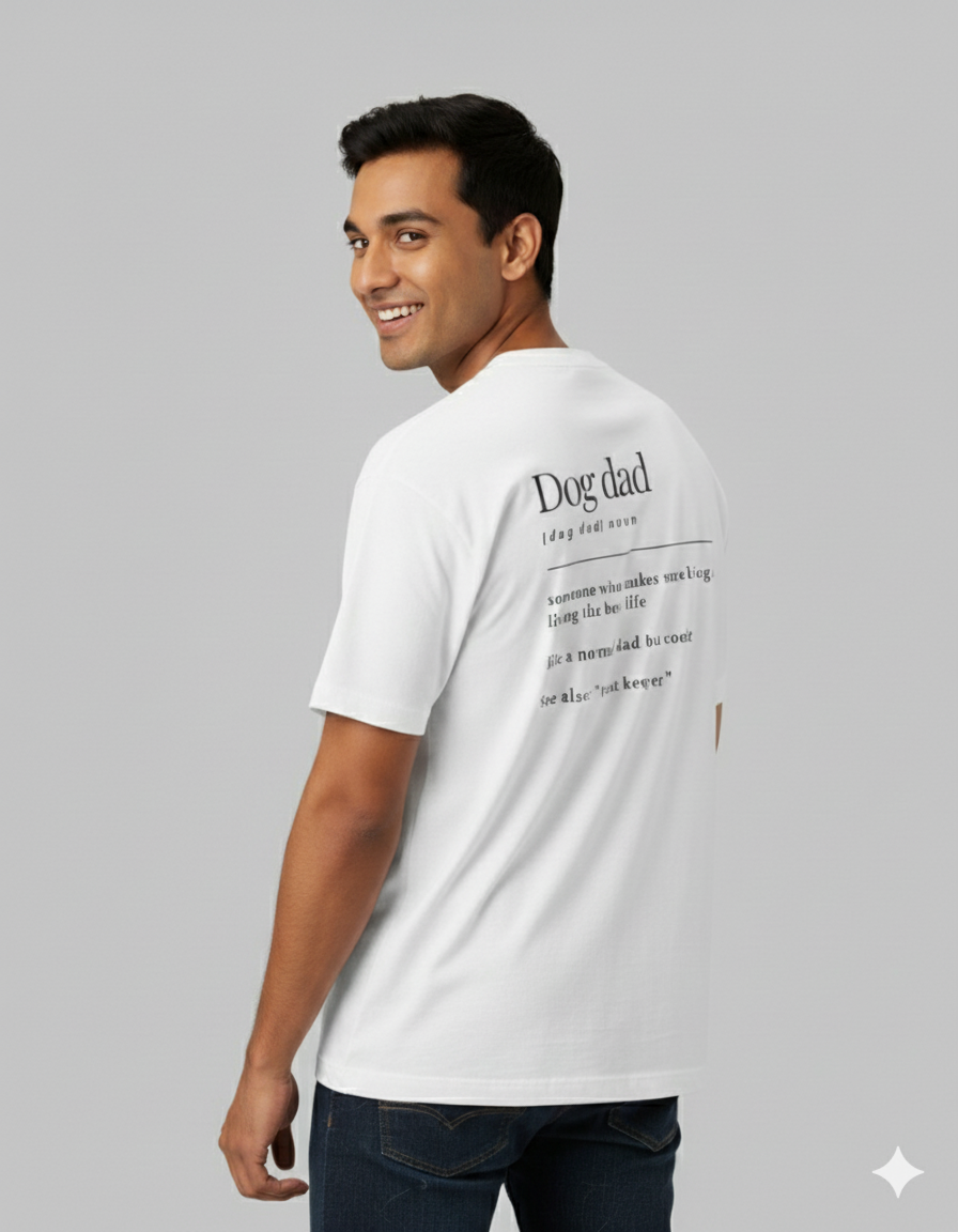 Dog Dad Unisex Oversized Standard T-Shirt