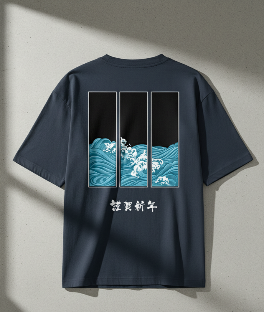 Waves Unisex Oversized Standard T-Shirt