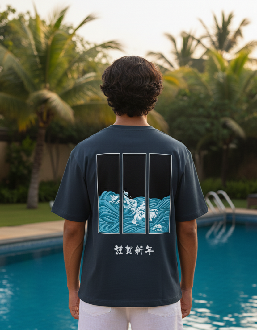 Waves Unisex Oversized Standard T-Shirt