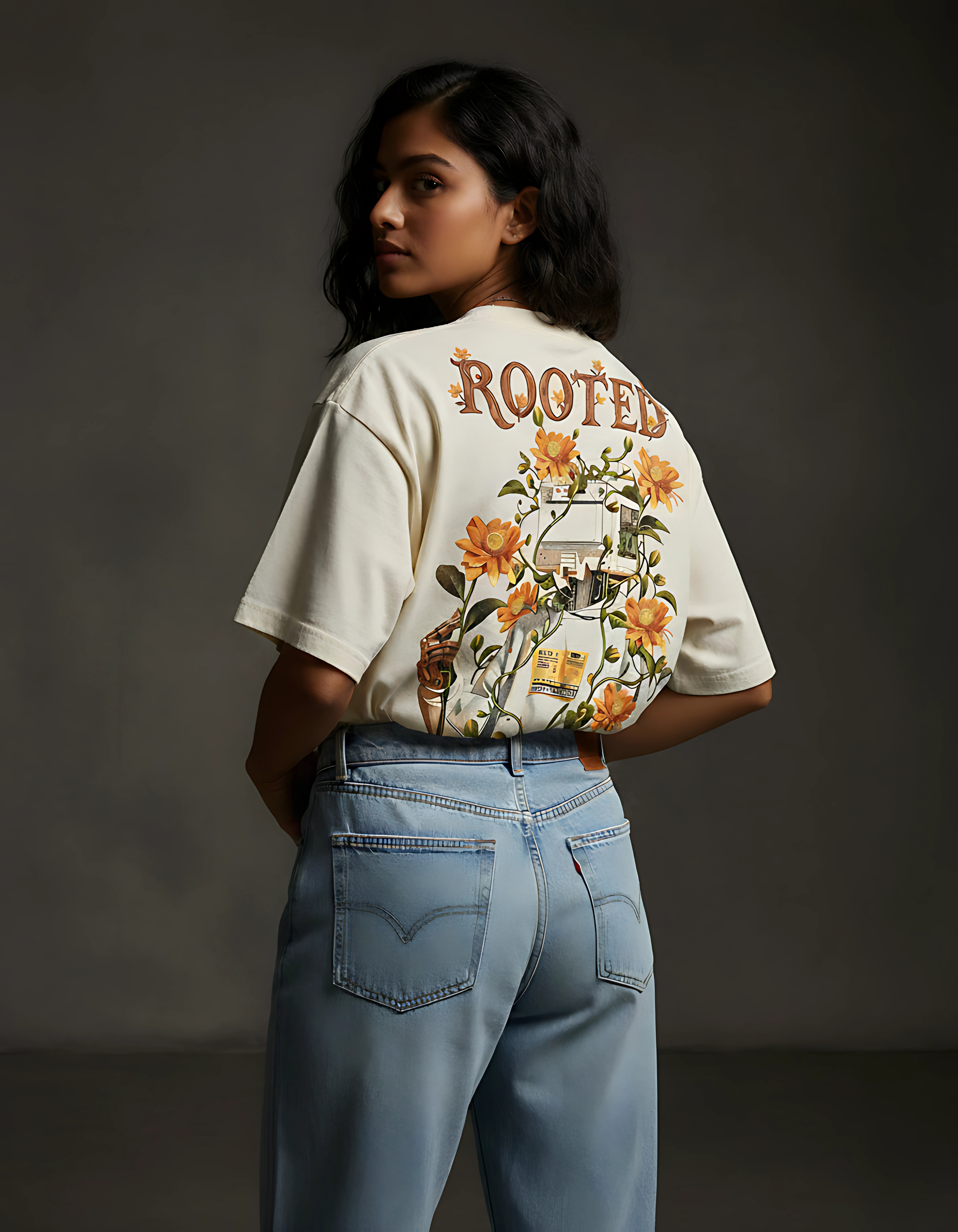Rooted Unisex Oversized HeavyDuty T-Shirt