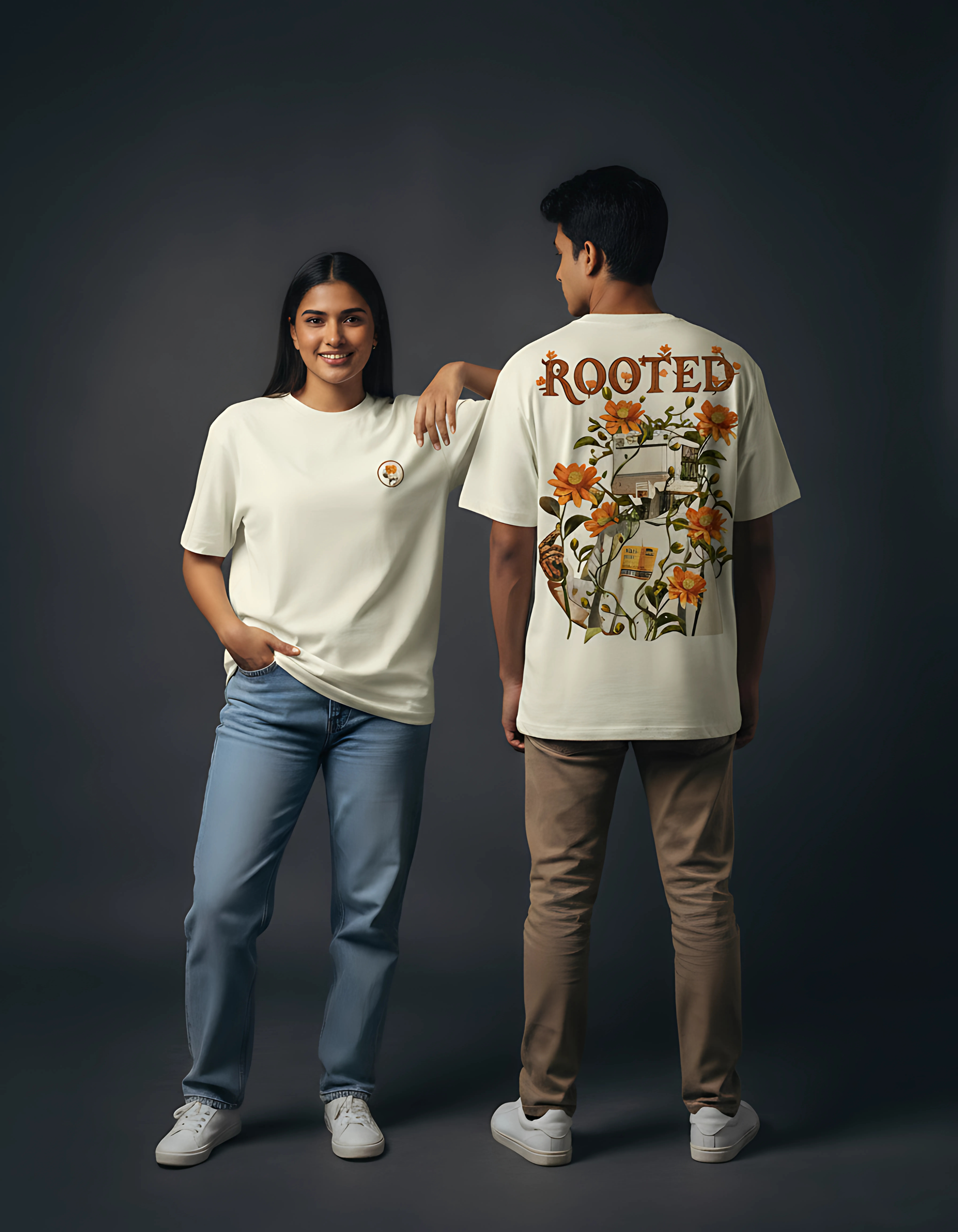 Rooted Unisex Oversized HeavyDuty T-Shirt
