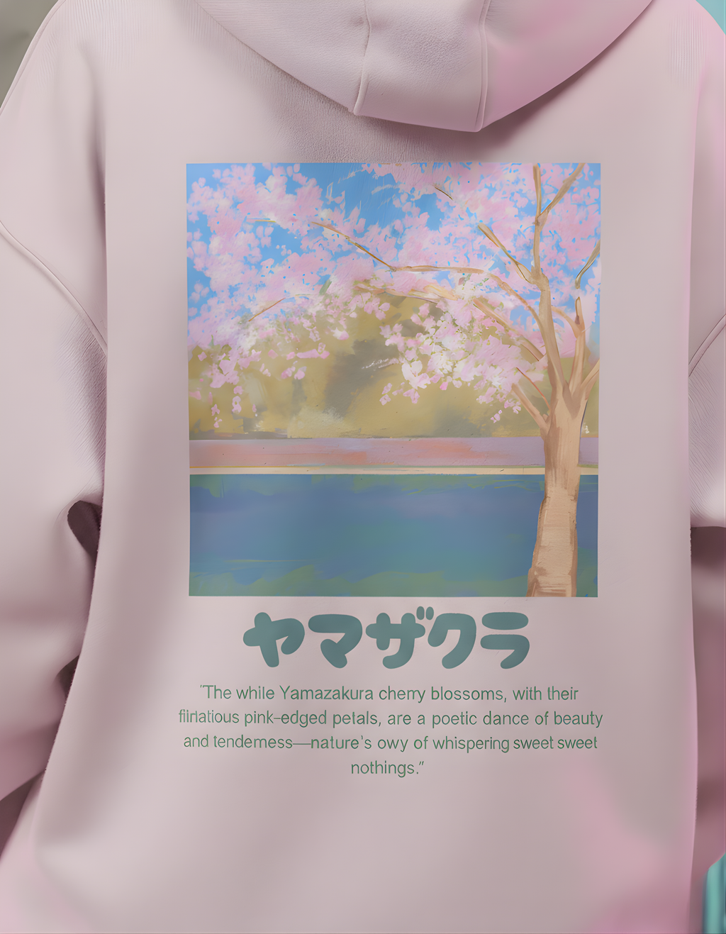 Sakura - Essential Oversized Unisex Hoodie | Japanese Aesthetic | 400 GSM