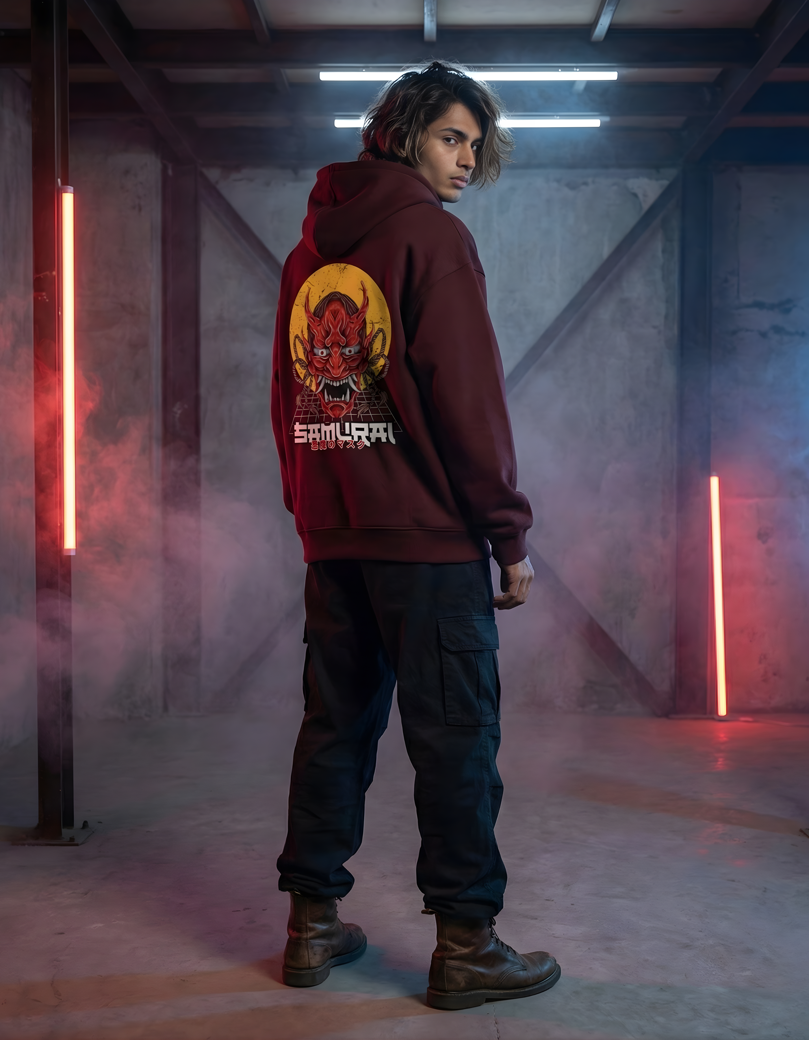 Samurai Essential Oversized Unisex Hoodie