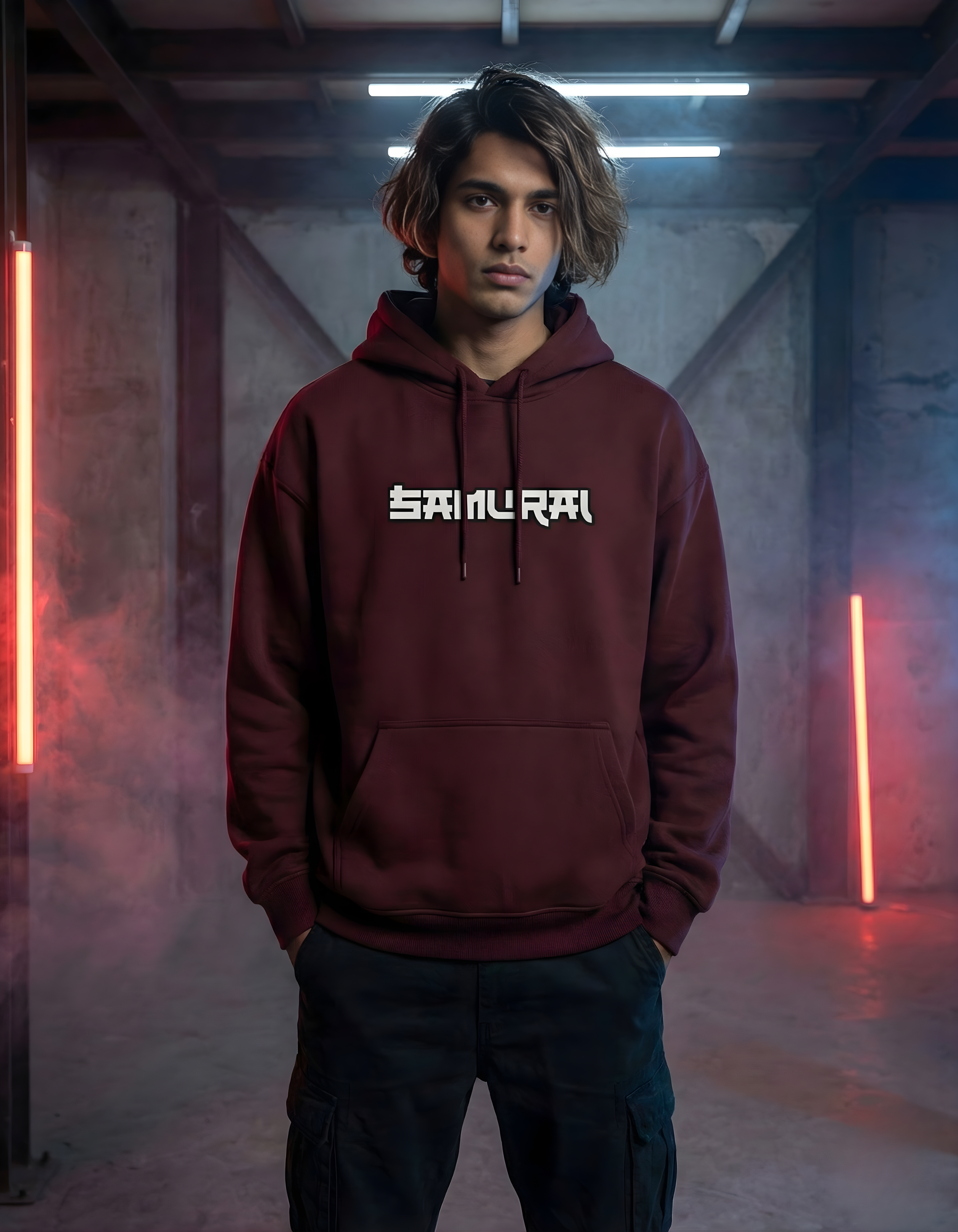 Samurai Essential Oversized Unisex Hoodie