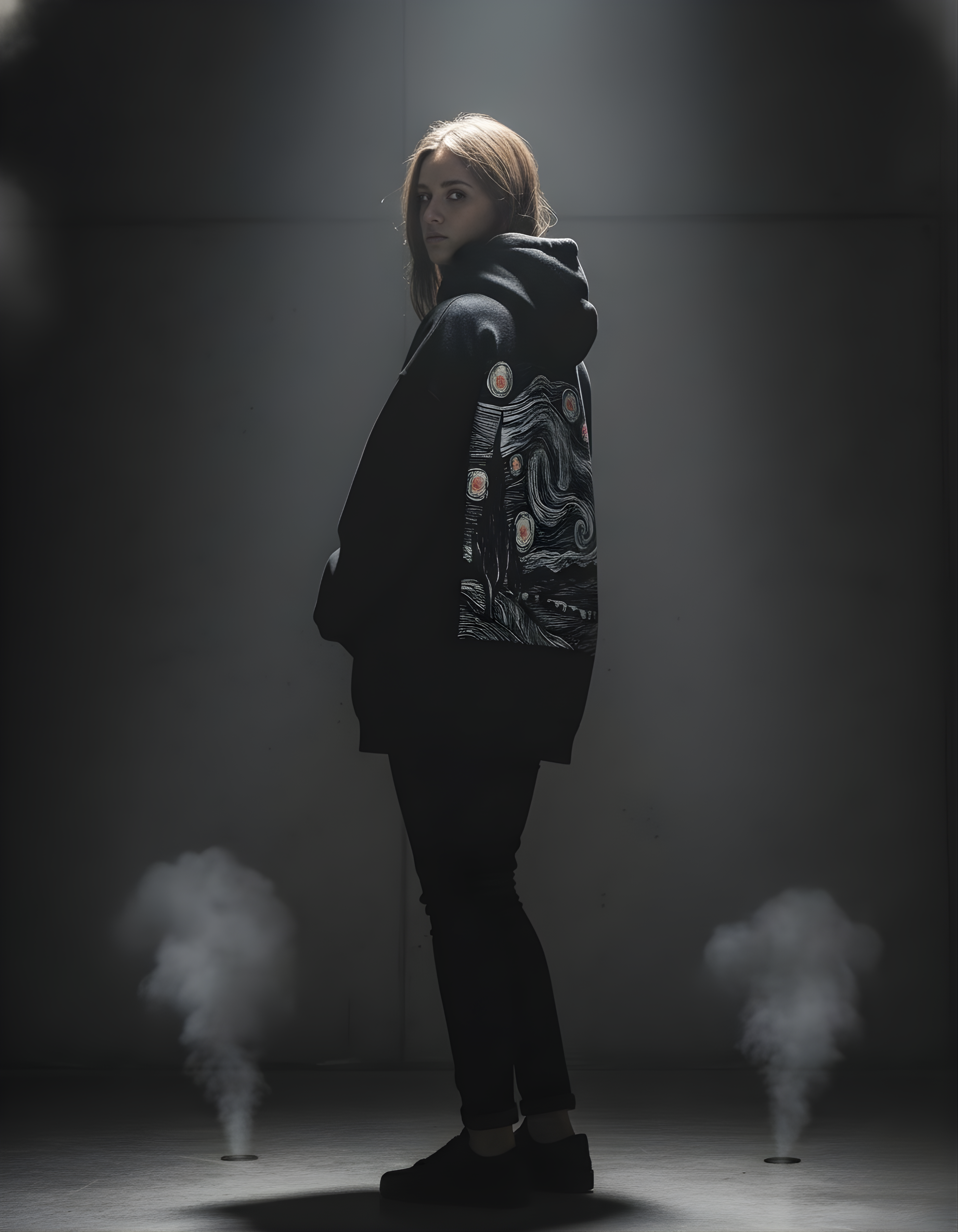 Starry Night Essential Oversized Unisex Hoodie