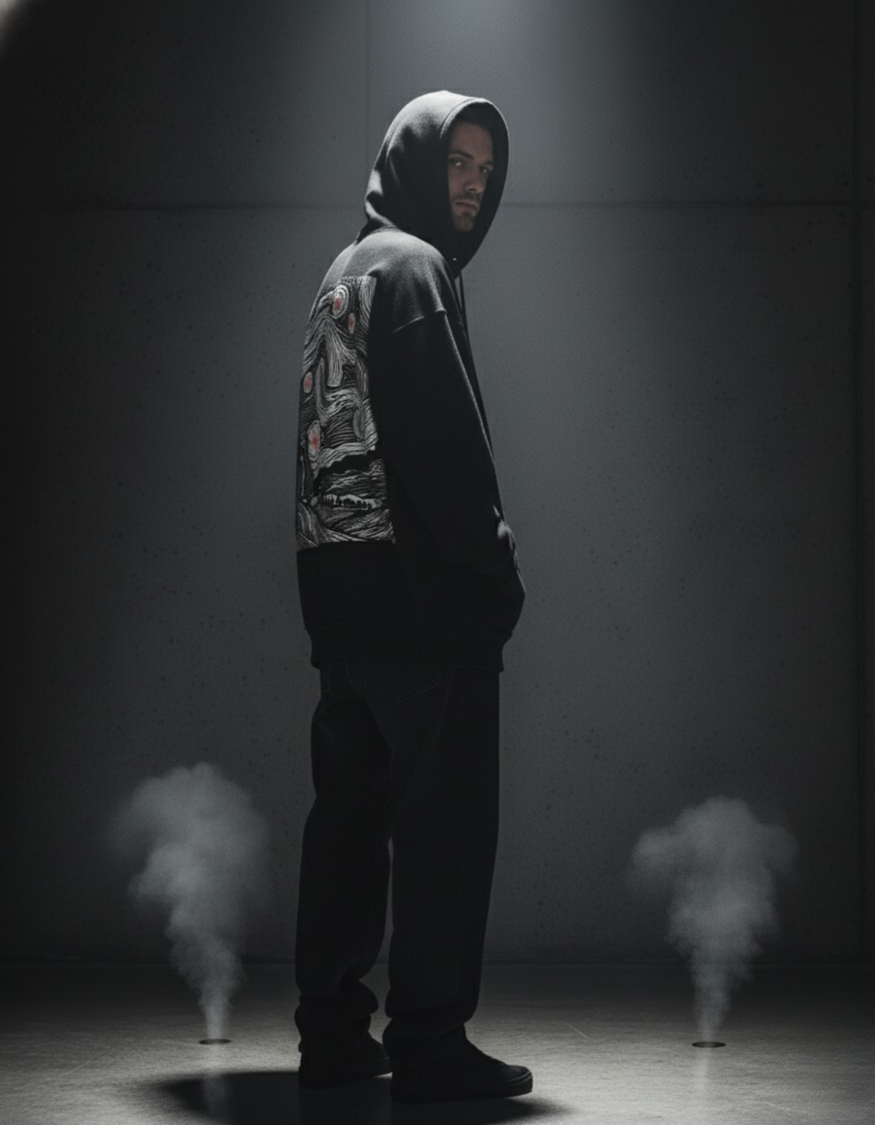 Starry Night Essential Oversized Unisex Hoodie