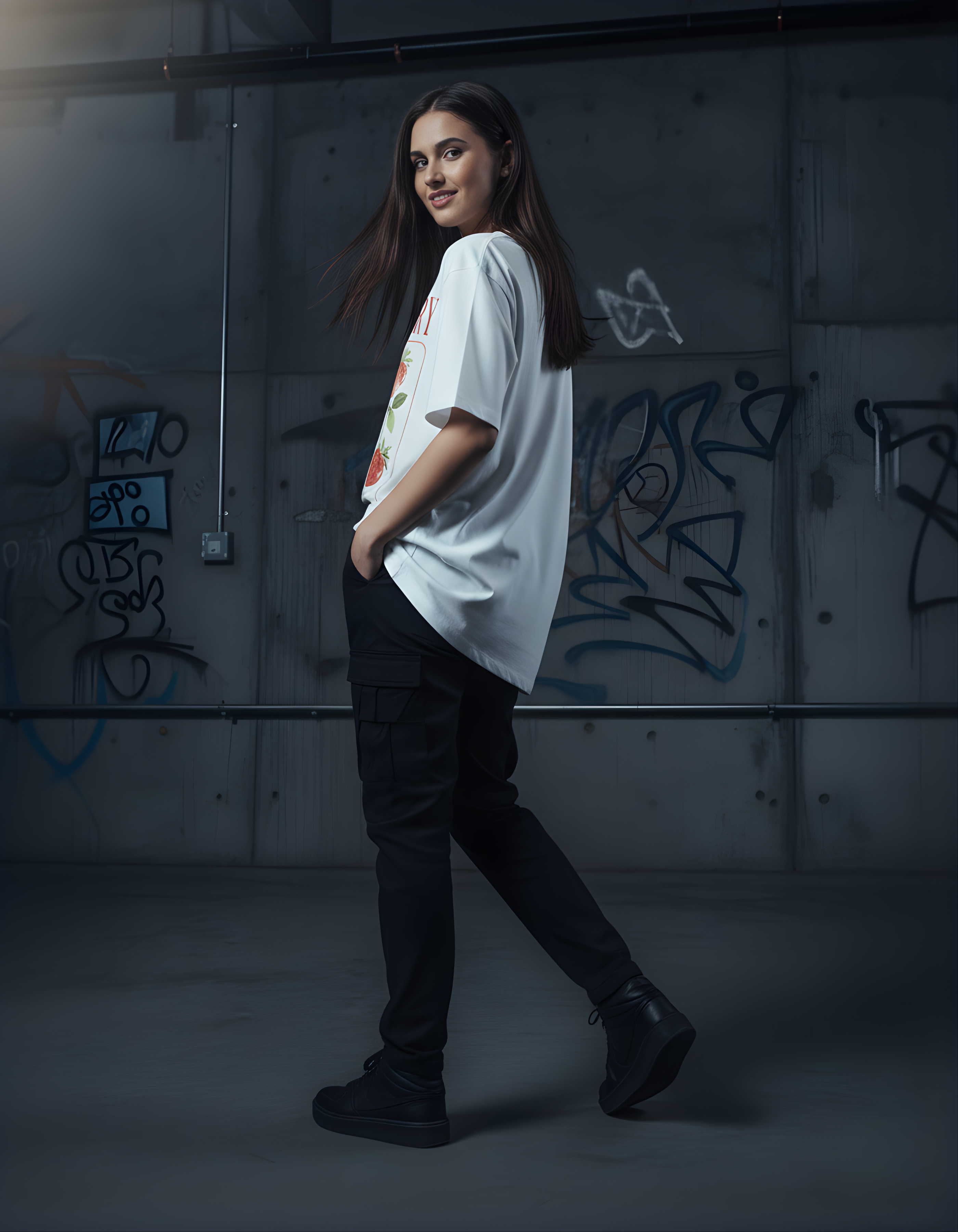 Strawberry Swing Unisex Oversized HeavyDuty T-Shirt