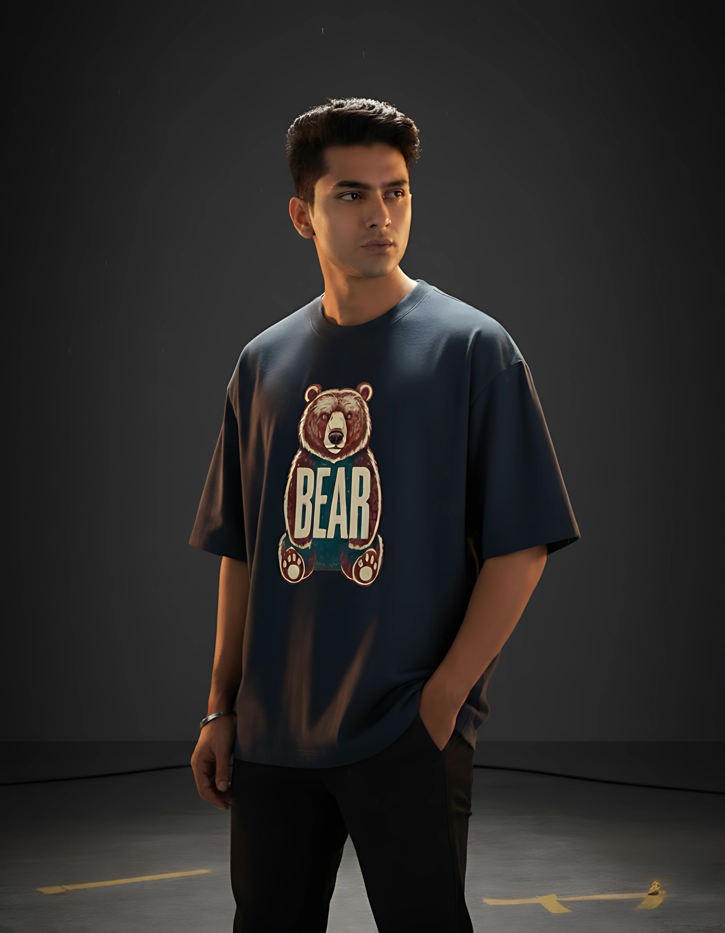 BEAR Unisex Oversized HeavyDuty T-Shirt