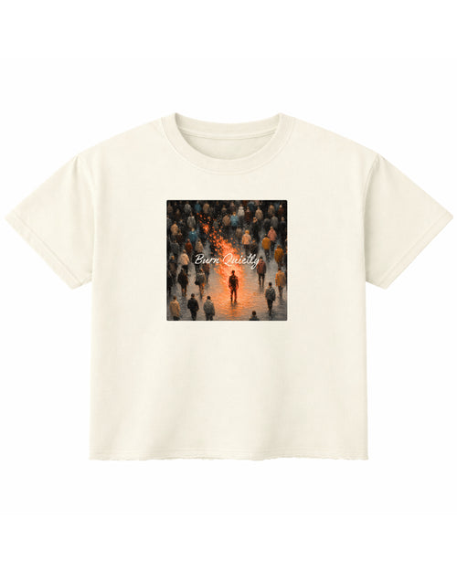 Off White Boxy Fit T-shirt Front Design