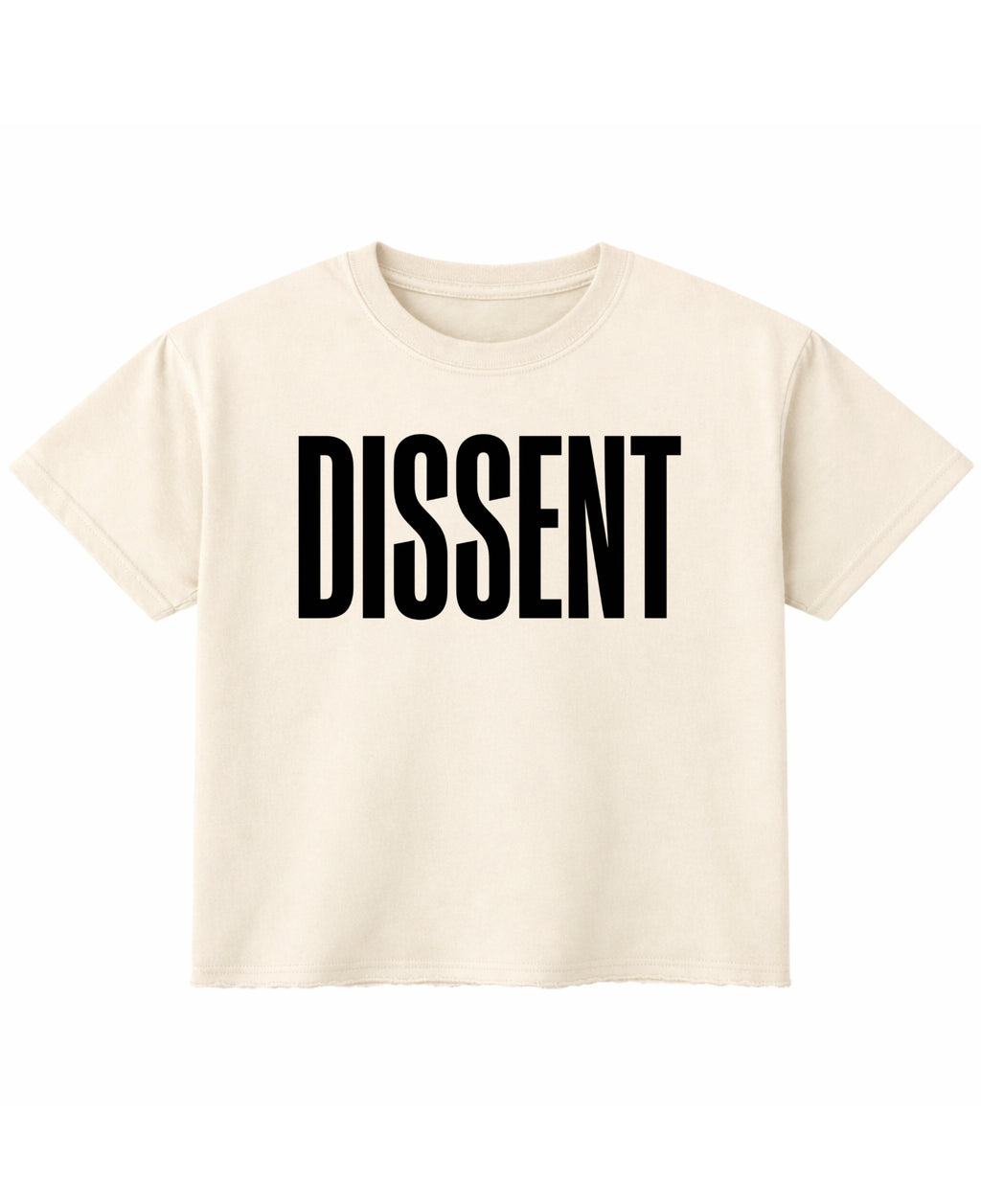 Off White Boxy Fit T-shirt Front Design