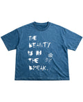 Denim Wash Boxy Fit T-shirt Front Design