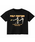 Black Boxy Fit T-shirt Front Design