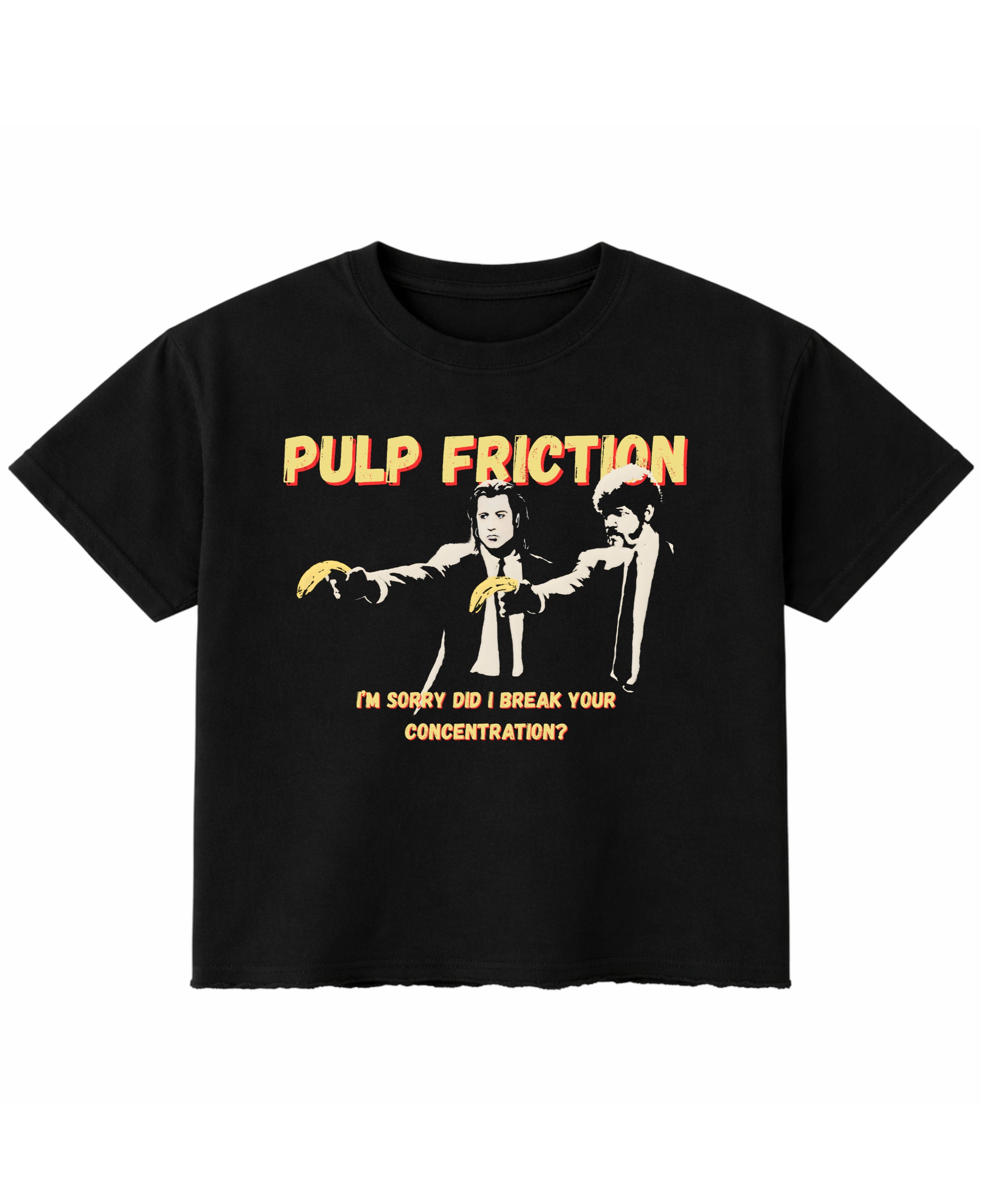 Black Boxy Fit T-shirt Front Design