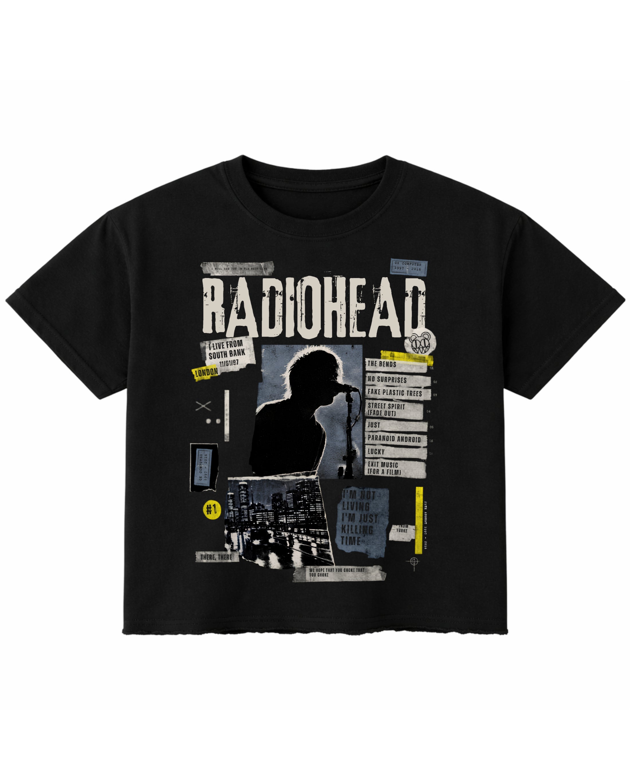 Black Boxy Fit T-shirt Front Design
