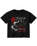 Black Boxy Fit T-shirt Front Design