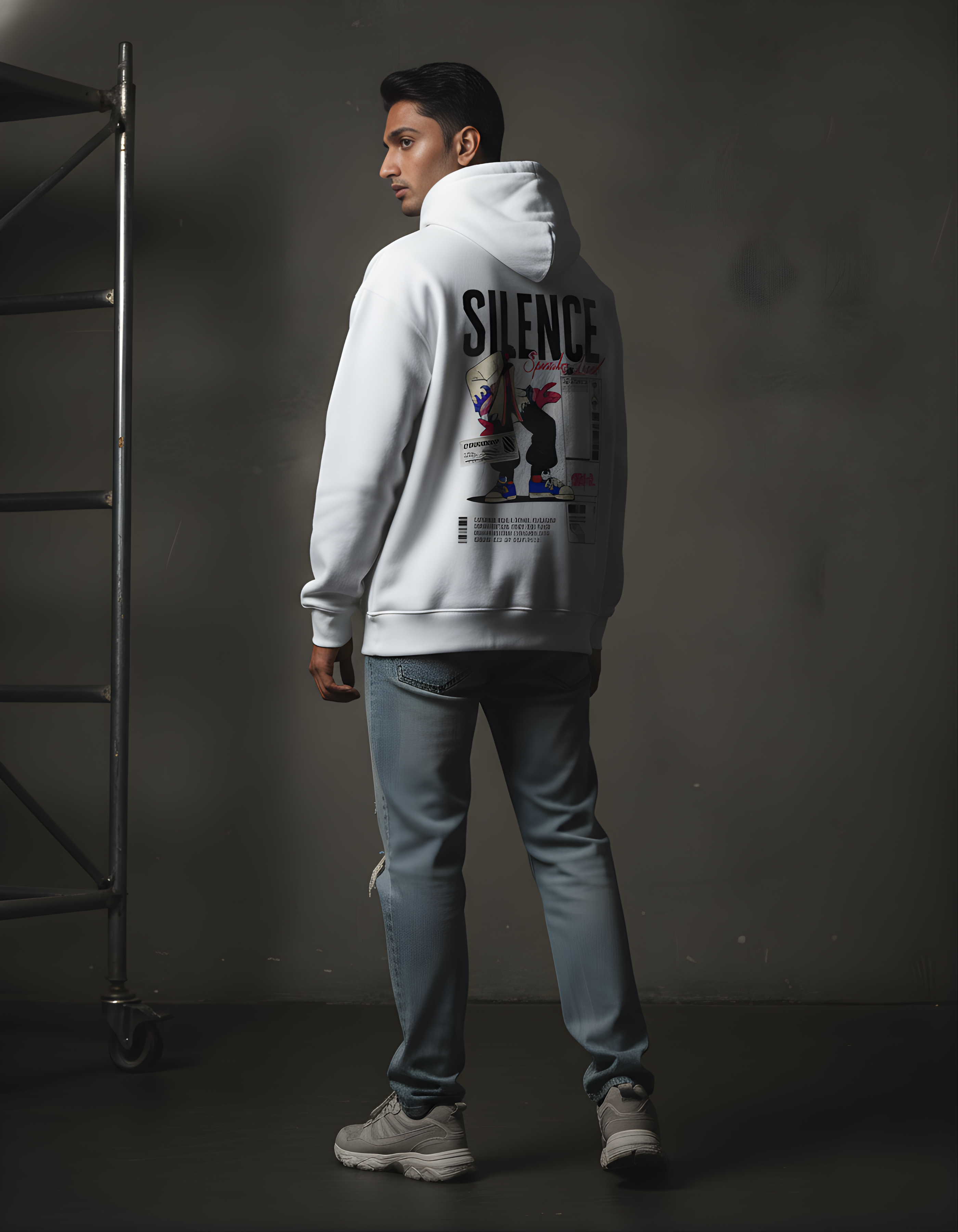 Silence Essential Oversized Unisex Hoodie