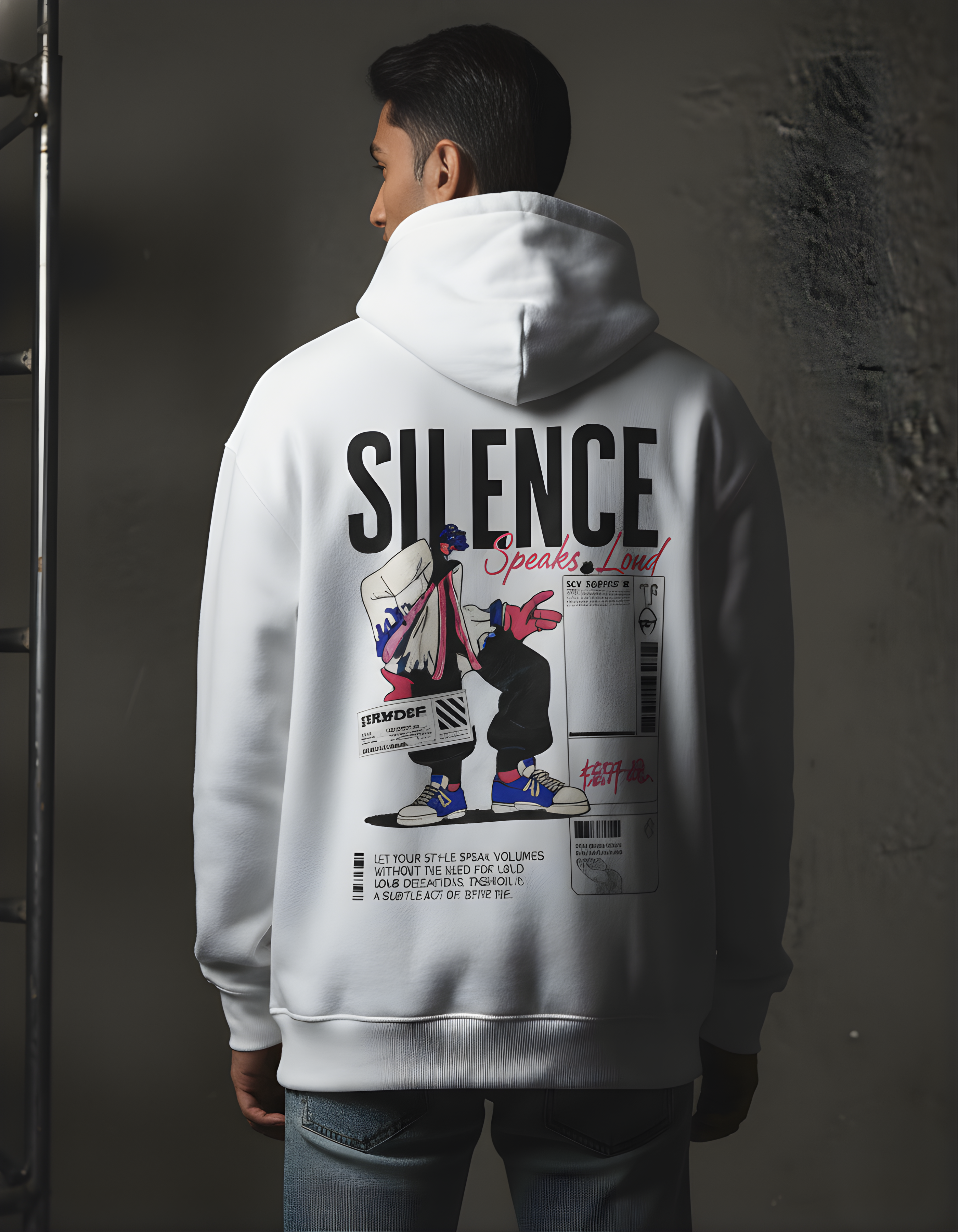Silence Essential Oversized Unisex Hoodie