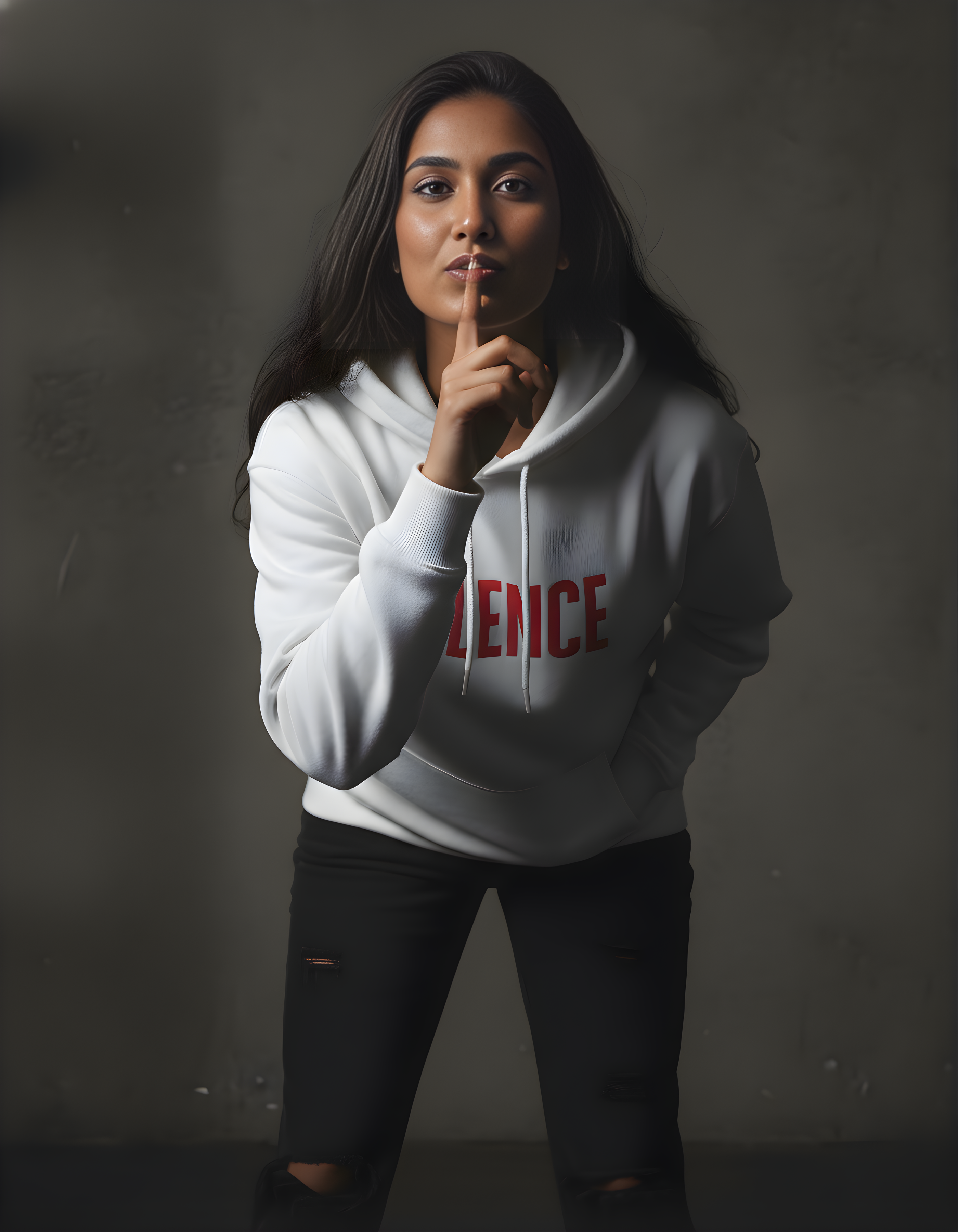 Silence Essential Oversized Unisex Hoodie